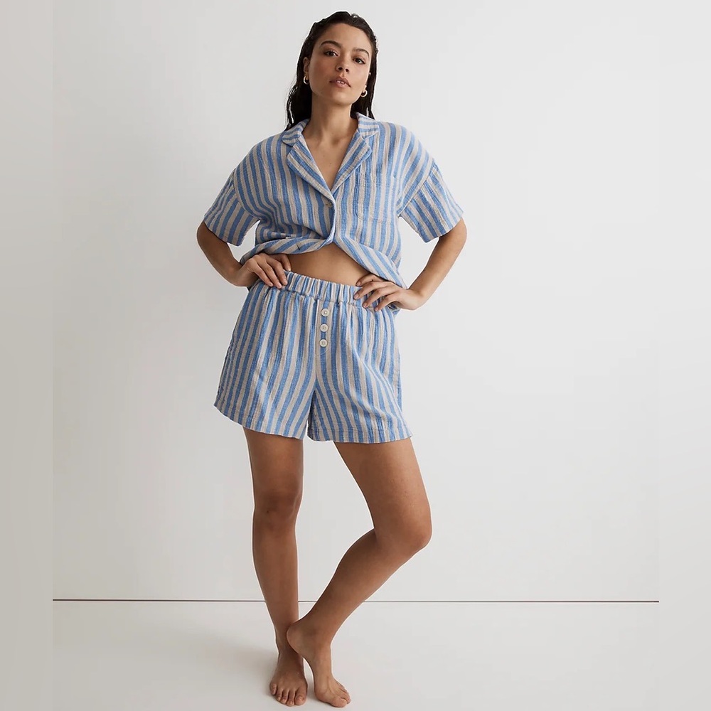 Madewell Striped Double Gauze Pajama Set